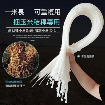 100入 紮帶可鬆式紮帶 【超長1.5M】大號尼龍紮帶 捆綁紮線帶 玉米稭稈 束帶 束帶條 束線帶 重複可拆可鬆 束線帶