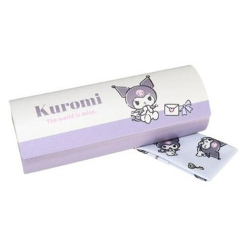 小禮堂 Sanrio 三麗鷗 酷洛米 眼鏡盒附拭鏡布 (紫情書款)