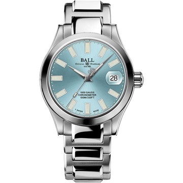 BALL 波爾錶 Engineer III Marvelight天文台機械腕錶-冰藍36mm NL9616C-S1C-IBE
