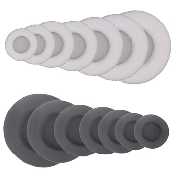 頭戴式通用透氣圓形網布耳機套耳罩配件耐用不掉渣海綿保護套皮套【北歐家居生活】