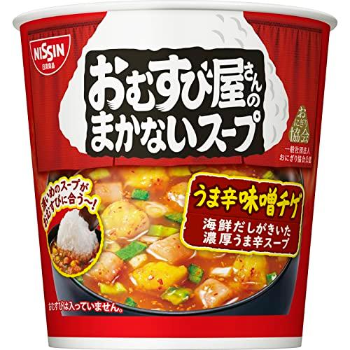 日清食品 おむすび屋さんのまかないスープ うま辛味噌チゲ 13g ×6個