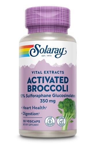 Solaray Activated Broccoli Seed Extract 350 mg - 30 VegCaps