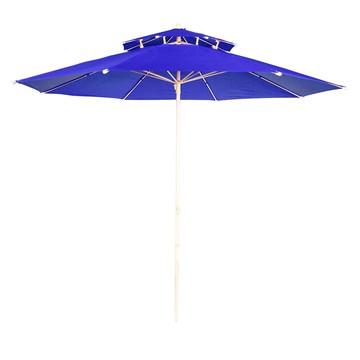 Outing 雙層陽傘 藍色 特大型(2.3m x 2.52m)  2.3m x 2.52m