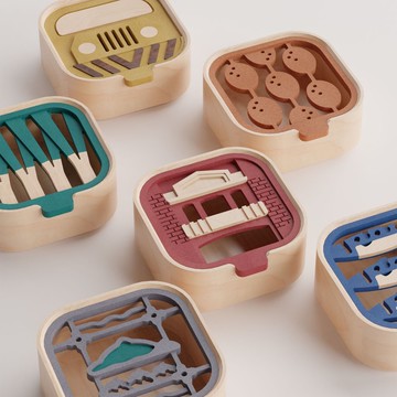 蘭窗物語 - 收納盒 / 實木製 台灣感性 6色可選