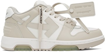 Off-White 白色 & 米色 Out Of Office 运动鞋
