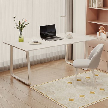 免運 開發票 輕奢高級感巖板書桌學生家用現代簡約臥室書房辦公桌電腦桌小戶型 快速出貨