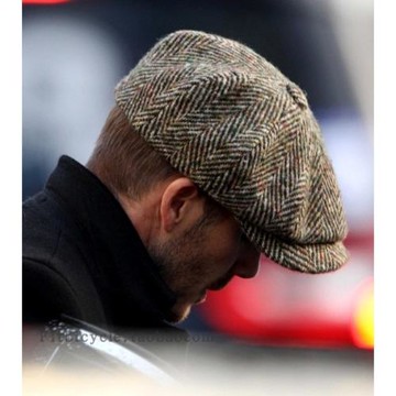 美式復古阿美咔嘰英倫紳士粗花呢newsboy cap八角帽復古騎行帽