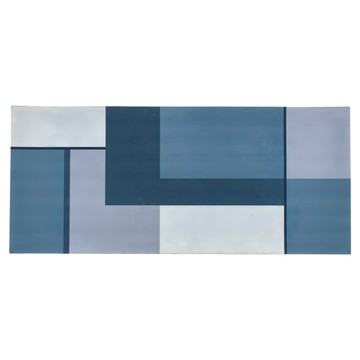 HOLA 和樂家居 伊登刮泥橡膠踏墊 4.5kg  50 x 115 x 0.8cm  簡約色塊  1個