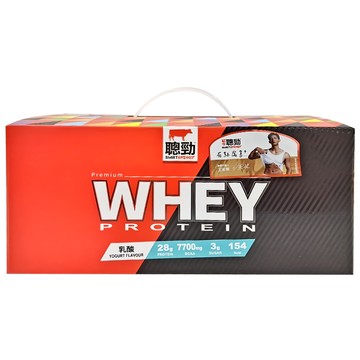 RED COW 紅牛 聰勁即溶乳清蛋白 (乳酸口味) 30包  1.05kg  1盒