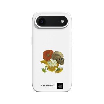 iPhone Air SolidX 白 - Van Gogh Museum - 骸骨與花卉