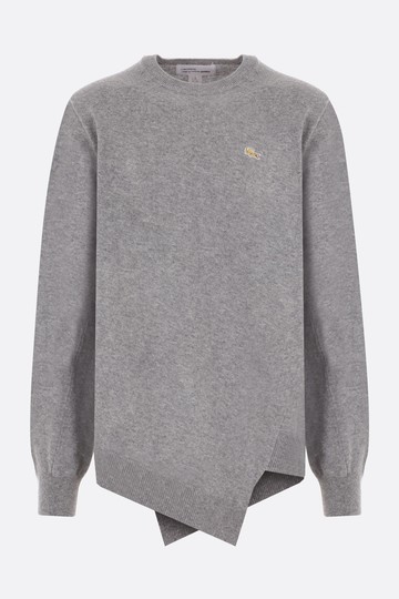 COMME des GARCONS SHIRT logo patch wool pullover Man