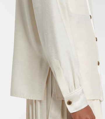 Loro Piana Quincy silk shantung blouse