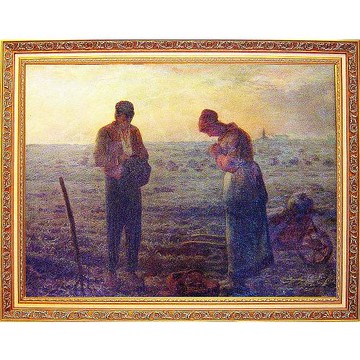 [開運陶源] 驚豔米勒 田園之美 ~晚禱or晚鐘 (大幅)