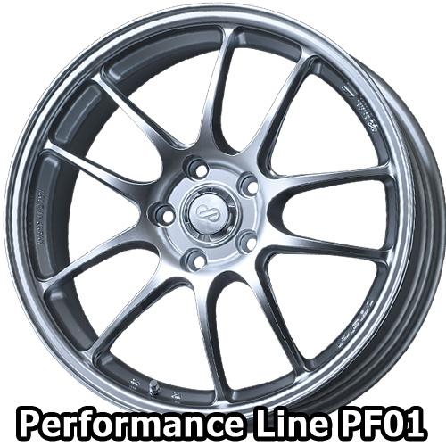 1本価格) 15インチ 8.0J 4/100 エンケイ パフォーマンスライン PF01