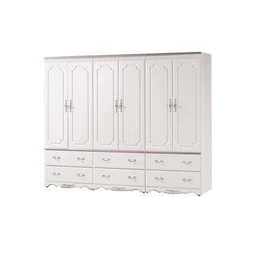 【H&D東稻家居】8尺組合衣櫃(全組)(TCM-01582)