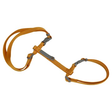 tails&me 尾巴與我 新經典貓工型胸背帶  M 頸圍24~38cm 胸圍35~57cm 背長12cm 繩寬1cm  杏黃  1件