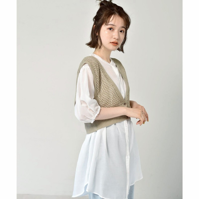 レトロガール Retro Girl メッシュビスチェset グリーン 通販 Lineポイント最大2 0 Get Lineショッピング