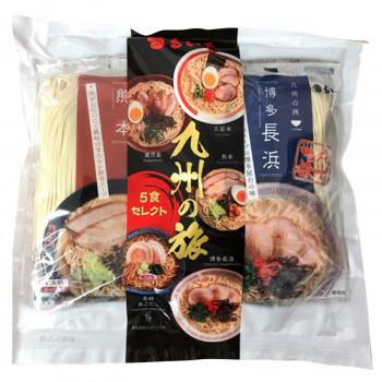 送料無料 まるいち 九州の旅ラーメン 5食詰め合わせ×20入 Z4120 |b03