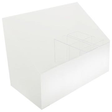 SHIMOYAMA 無印風彩妝保養品分類收納盒 附分隔盒  1個