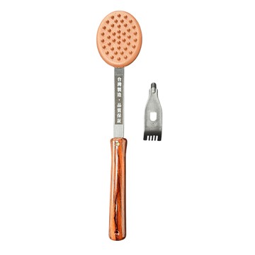 粉彩小兔 #112雙面彈力拍痧棒，附抓把設計，輕拍按摩舒緩疲勞，台灣製造品質保證  112  1入