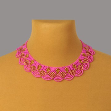 粉金色珠飾項鍊，女士手工波希米亞風格飾品