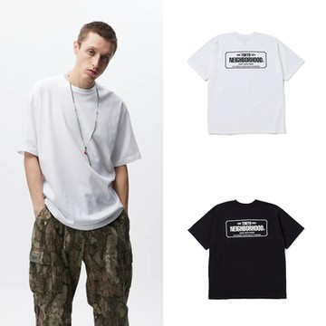Neighborhood 背後字框 白/黑 T恤 日常 百搭 241PCNH-ST01