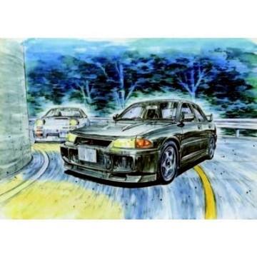 FUJIMI 富士美 1/24 頭文字D NO.09 Lancer Evolution III 須藤京一 EVO3