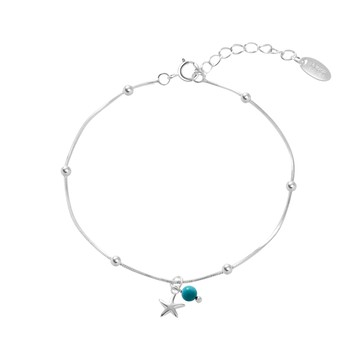[韓國] [純銀] 海藍夢境手鍊 / Ocean Dream Bracelet