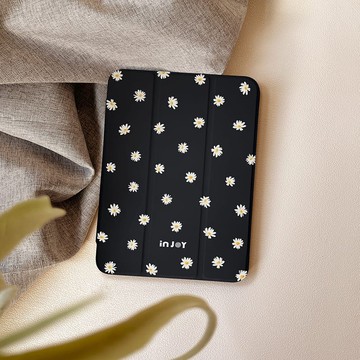 iPad case 12.9/Air5/iPad 9/mini7 快樂小雛菊 附筆槽平板保護套