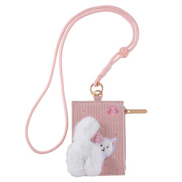 星巴克櫻花貓尾巴零錢證件掛牌