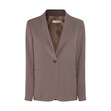 Antonelli Firenze - Aubergine Viscose Blazer