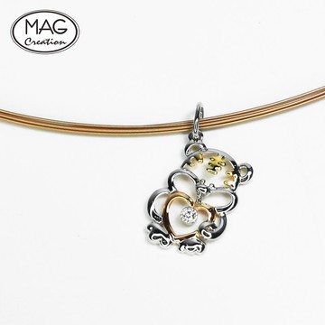 甜心吊墜 | 小老虎 造型吊墜 附送鋼絲頸圈