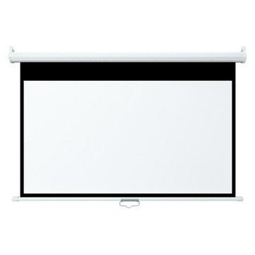 高清4K手動幕布手拉自鎖100寸升降壁掛幕家用抗光辦公投影儀幕布[DD230109]