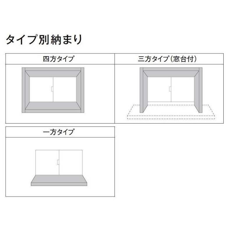 DS窓枠 サーモスII用ジャストカット窓枠 3方ノンケーシング突き付け