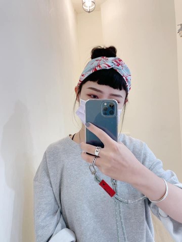 Chemistry_Girls - 韓國 KRAC06 緞面質感花紋 髮帶 (二色)