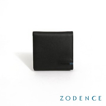 ZODENCE CYAN進口真皮8卡零錢袋短夾