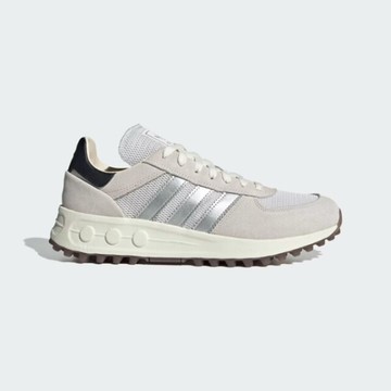 ADIDAS 休閒鞋 LA TRAINER LUX 米銀 復古 男女 IE6478