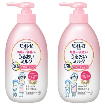 Biore 蜜妮 深層浸透保濕身體乳液 花香  300ml  2瓶