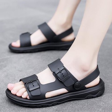 涼鞋男夏季商務工作涼鞋開車外穿兩用涼拖鞋男士涼鞋夏戶外沙灘鞋