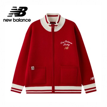 【New Balance】 NB 童裝長袖外套_中性_紅色_7IG1104WRD