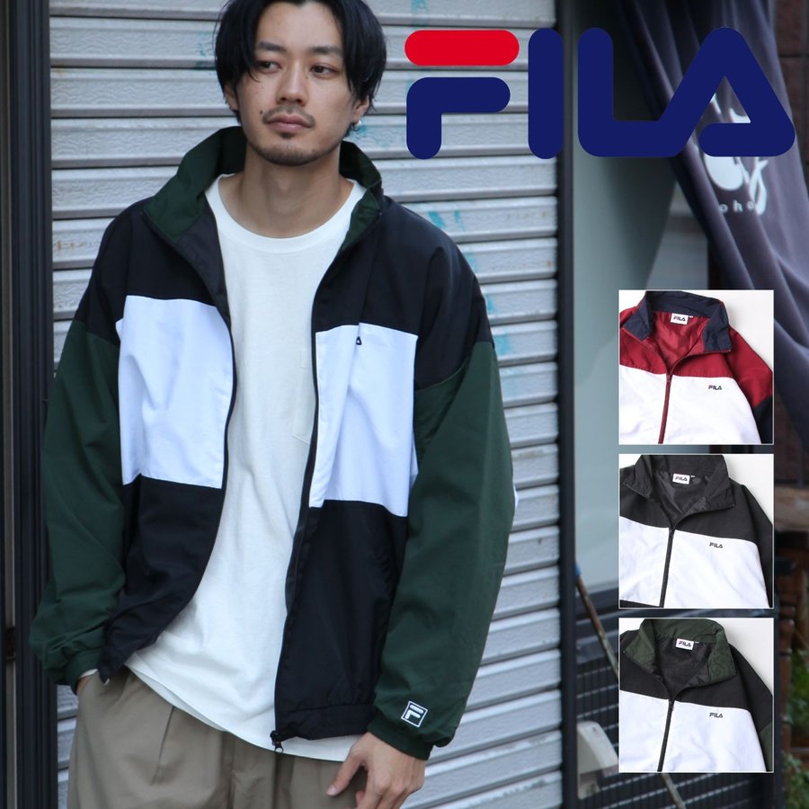 FILA ナイロンジャケット メンズ ジャケット ブルゾン アウター ナイロン 切替 スポーティ 秋 秋服 (fh7631) 通販  LINEポイント最大0.5%GET | LINEショッピング