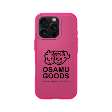 iPhone 16 Pro Clear 粉漾桃 - OSAMU GOODS - 經典系列-LOGO