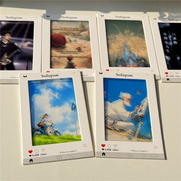 【臺灣出貨】反轉膠片光影書籤應援投影照片情侶創意畢業禮物反轉膠片禮品禮物ll