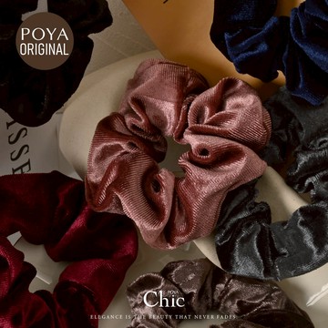 POYA CHIC韓系大圈束-絨布-多款任選