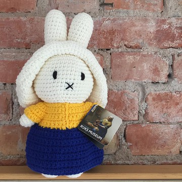 荷蘭 Just Dutch | Miffy 米飛兔 編織娃娃 牛奶妹