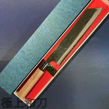 司作 土佐打刃物 黑打超青鋼大馬士革 切付刀型 (牛刀 菜刀 萬用刀) TBSBK_21_24 210mm 240mm【極上和刀】【日本高品質菜刀】【APP滿額下單10%點數(單一帳號最高5000點)】1/31止