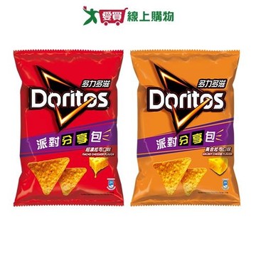 多力多滋派對包系列(黃金起司/超濃起司)(143G/包)【愛買】