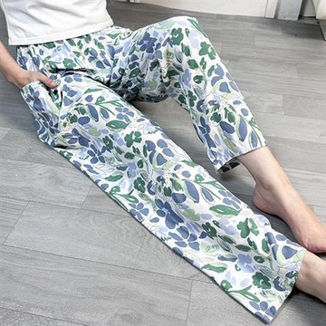 【韓國K.W.】韓國專櫃級童心蘭香柔棉稠家居褲睡褲(女睡衣/家居服/長褲/運動)