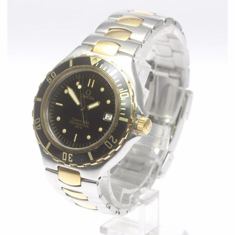 OMEGA オメガ シーマスター200 YGベゼル クォーツ メンズ