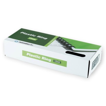 Copier Land 塑膠圈環 100入  12mm  1套  黑色